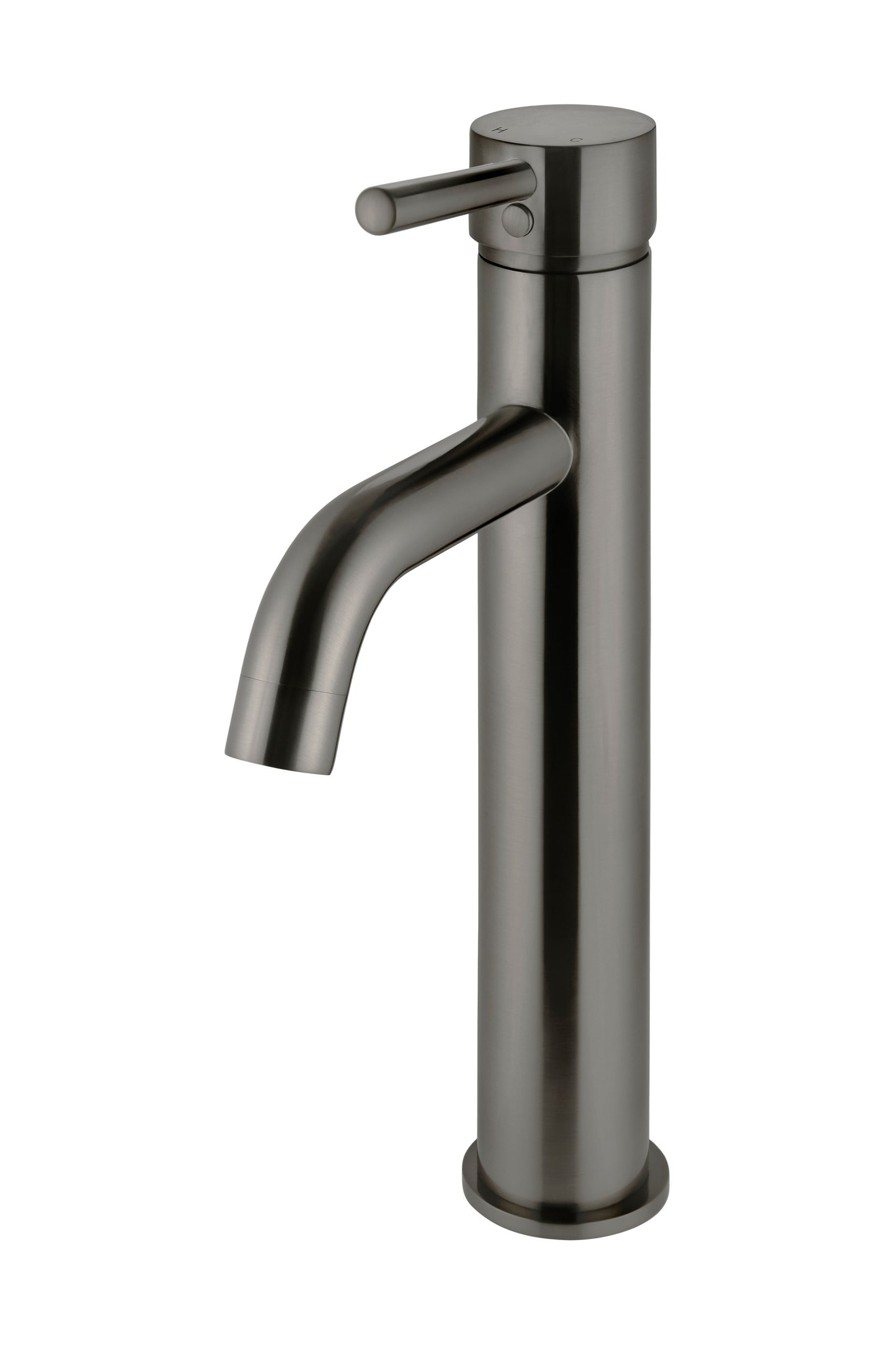 Meir Round Tall Curved Basin Mixer Tap - Various Colour Finishes