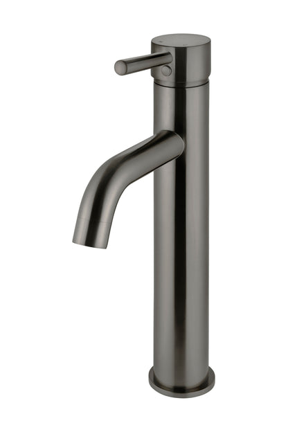 Meir Round Tall Curved Basin Mixer Tap - Various Colour Finishes