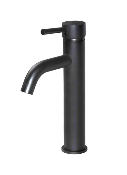 Meir Round Tall Curved Basin Mixer Tap - Various Colour Finishes