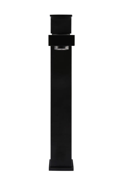 Meir Matte Black Square Tall Basin Mixer Tap