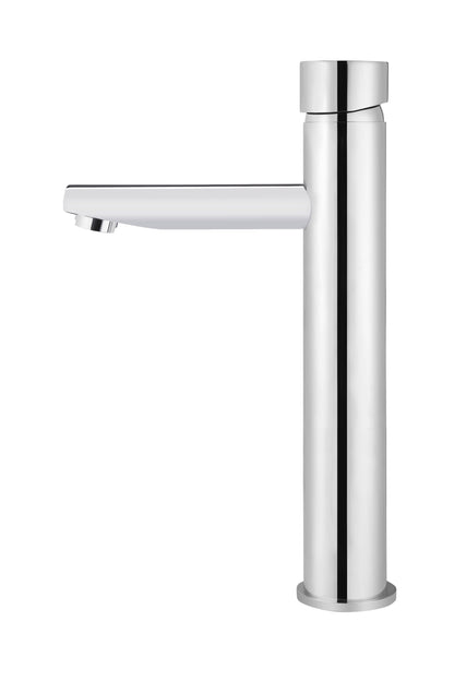 Meir Round Tall Pinless Basin Mixer Tap - Various Colour Finishes