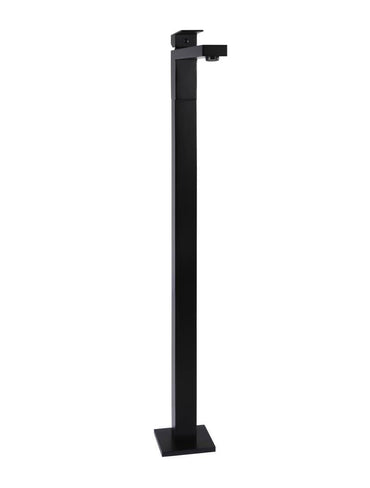 Meir Matte Black Square Freestanding Bath Mixer Tap