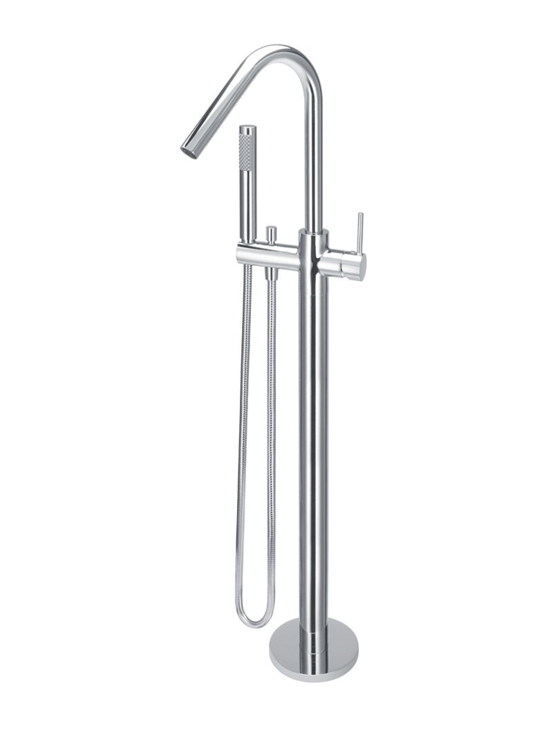 Meir Round Free Standing Bath Spout and Hand Shower - Various Colour Finishes