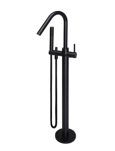 Meir Round Free Standing Bath Spout and Hand Shower - Various Colour Finishes