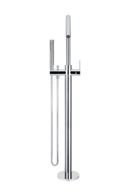 Meir Round Free Standing Bath Spout and Hand Shower Paddle Handle - Various Colour Finishes