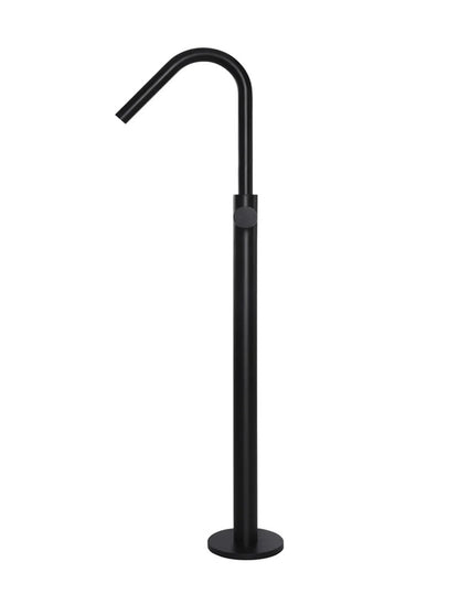 Meir Round Freestanding Bath Spout and Hand Shower Pinless Handle - Various Colour Finishes