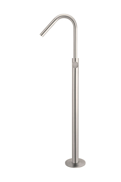 Meir Round Freestanding Bath Spout and Hand Shower Pinless Handle - Various Colour Finishes