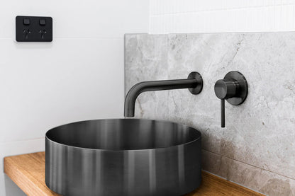 Meir Round Steel Bathroom Basin 380 X 110 - Various Colour Finishes