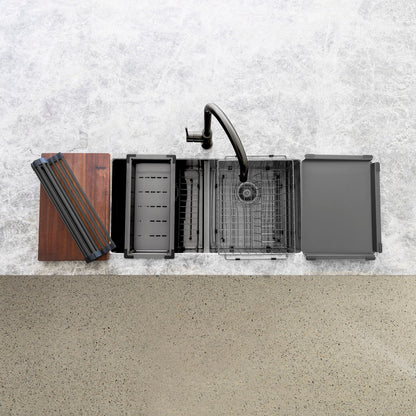 Meir Lavello Kitchen Sink Dish Rack - 3 Colour Finishes