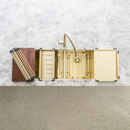 Meir Lavello Kitchen Sink Dish Rack - 3 Colour Finishes