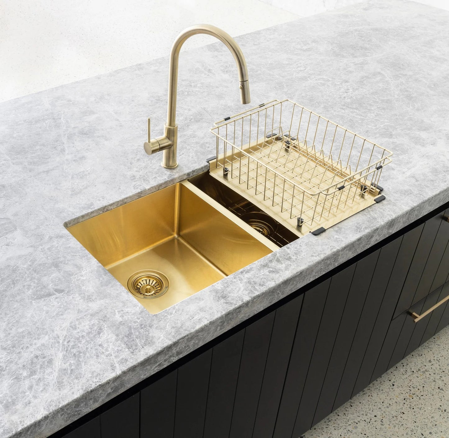 Meir Lavello Kitchen Sink Dish Rack - 3 Colour Finishes