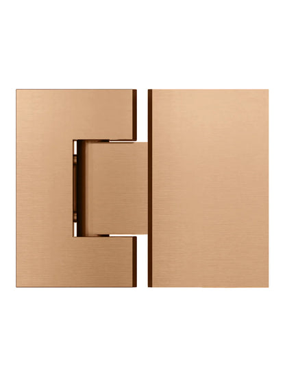 Meir Glass to Glass Shower Door Hinge - Various Colour Finishes