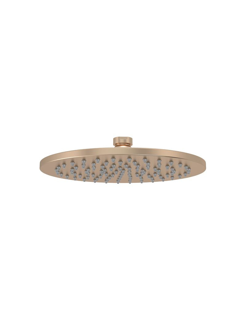 Meir Round Shower Rose 200mm - Various Colour Finishes