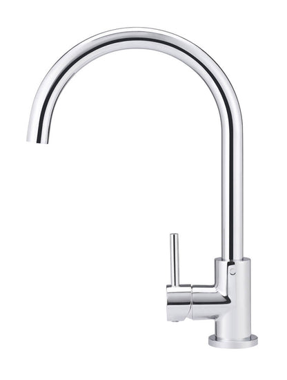 Meir Round Gooseneck Kitchen Mixer Tap - Various Colour Finishes