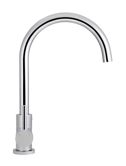 Meir Round Gooseneck Kitchen Mixer Tap - Various Colour Finishes