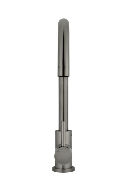 Meir Round Gooseneck Kitchen Mixer Tap - Various Colour Finishes