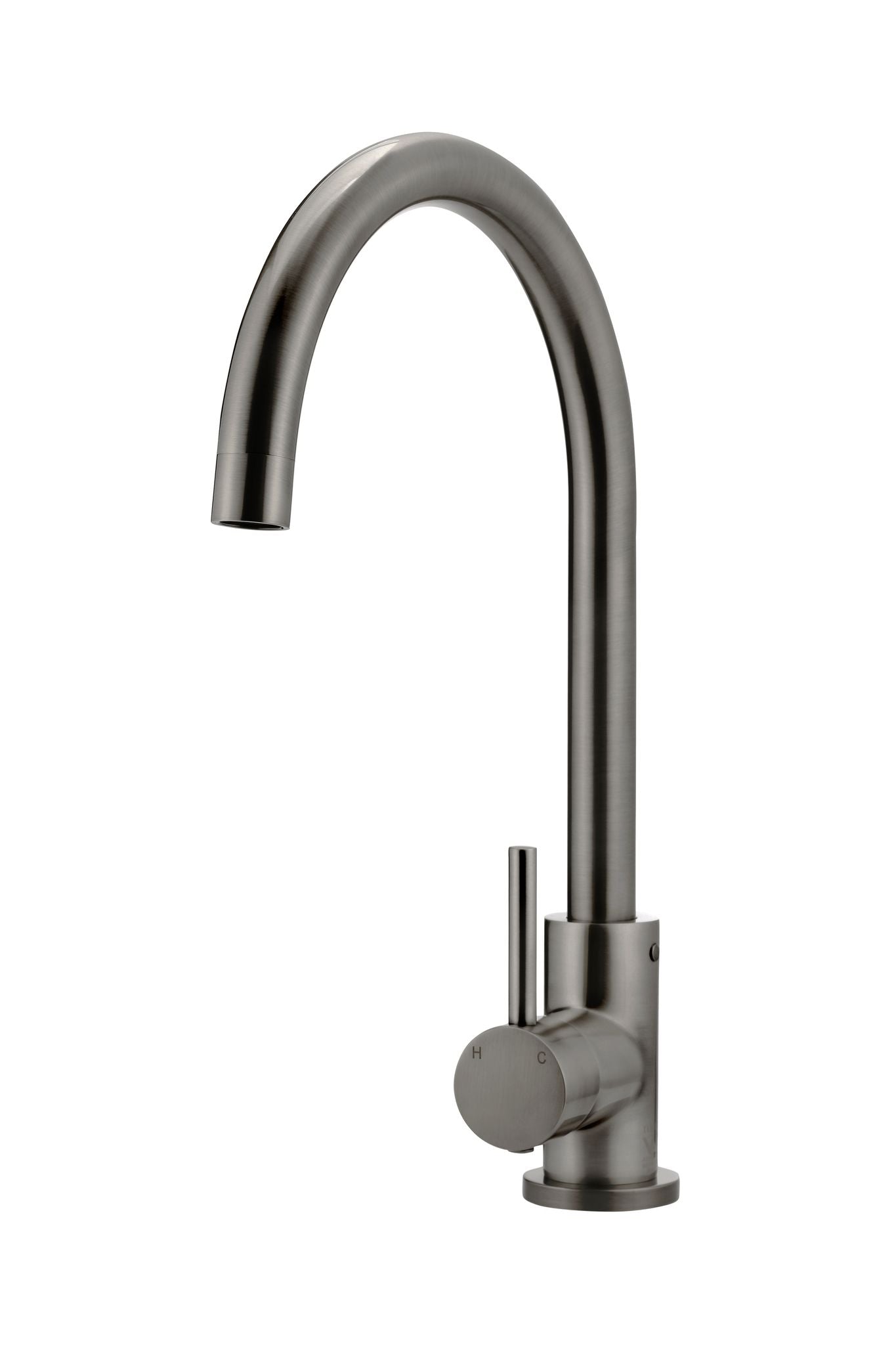 Meir Round Gooseneck Kitchen Mixer Tap - Various Colour Finishes