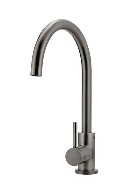 Meir Round Gooseneck Kitchen Mixer Tap - Various Colour Finishes