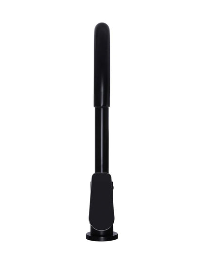 Meir Round Gooseneck Kitchen Paddle Handle Mixer Tap - Various Colour Finishes