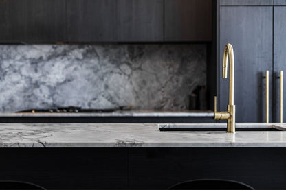 Meir Piccola Pinless Handle Pull-Out Kitchen Mixer Tap - Various Colour Finishes