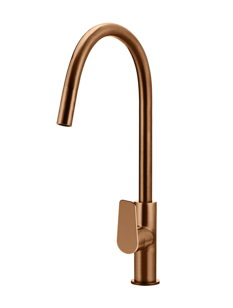Meir Piccola Paddle Handle Pull-Out Kitchen Mixer Tap in Various Finishes
