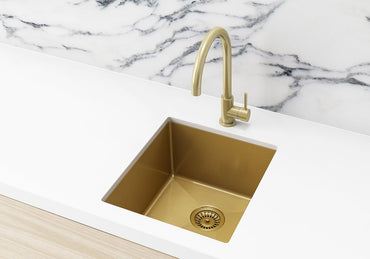 Meir Lavello Kitchen Sink Single Bowl 380 x 440mm - 3 Colour Finishes