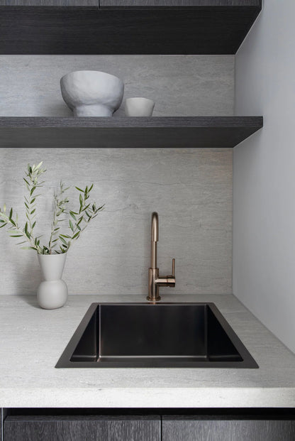 Meir Lavello Kitchen Sink - Single Bowl 450 x 450mm - 3 Colour Finishes
