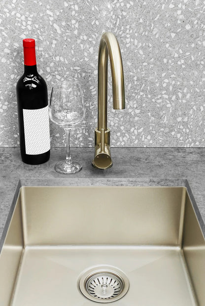 Meir Lavello Kitchen Sink Single Bowl 380 x 440mm - 3 Colour Finishes