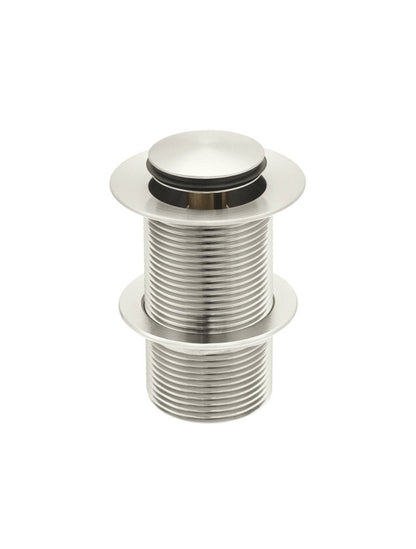 Meir Brushed Nickel Basin Pop Up Waste 32mm - No Overflow / Unslotted