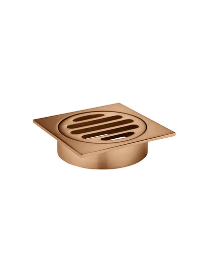 Meir Square Floor Grate Shower Drain 80mm Outlet - Various Colour Finishes