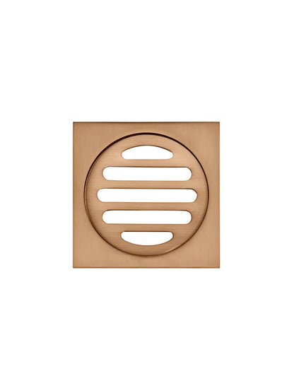 Meir Square Floor Grate Shower Drain 80mm Outlet - Various Colour Finishes