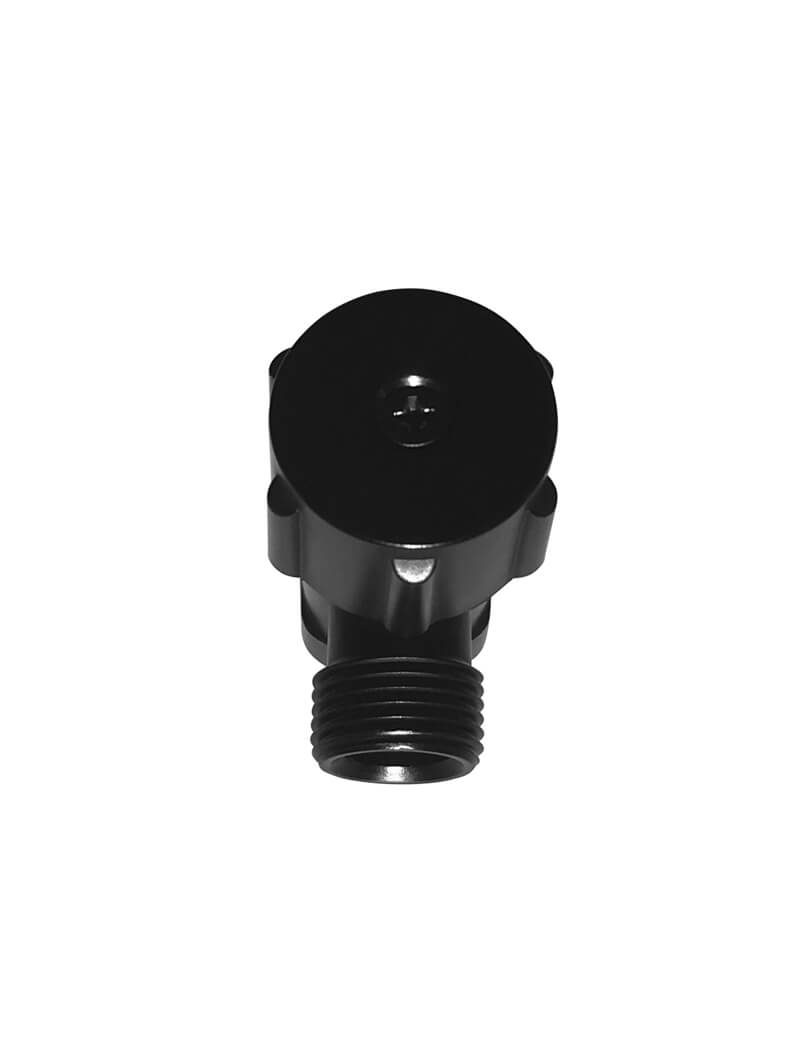 Meir Round Mini Stop Cistern Tap with or without Backplate - Various Colour Finishes