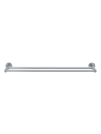 Meir Round Double Towel Rail 600mm in Round or Square Bar - Various Colour Finishes