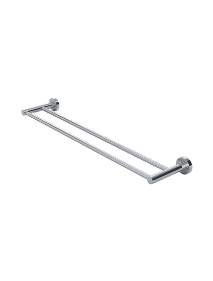 Meir Round Double Towel Rail 600mm in Round or Square Bar - Various Colour Finishes