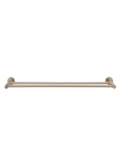 Meir Round Double Towel Rail 600mm in Round or Square Bar - Various Colour Finishes