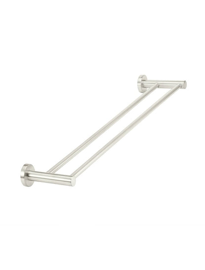 Meir Round Double Towel Rail 600mm in Round or Square Bar - Various Colour Finishes