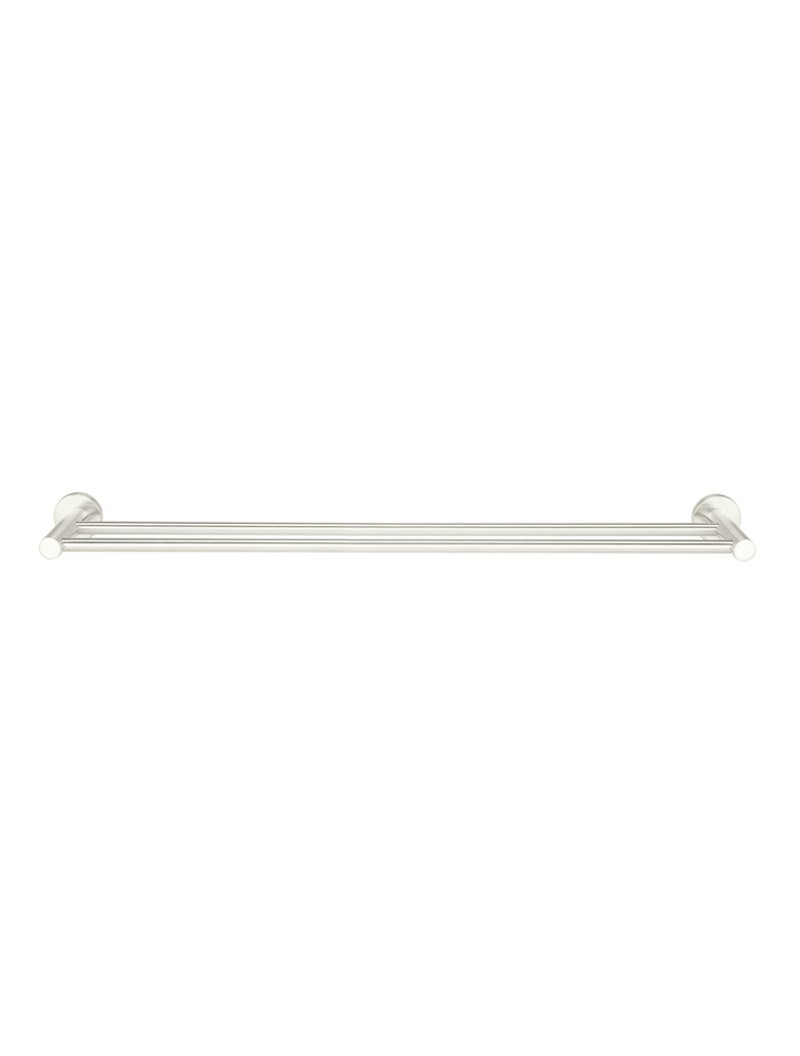 Meir Round Double Towel Rail 600mm in Round or Square Bar - Various Colour Finishes