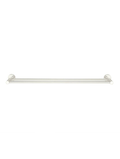 Meir Round Double Towel Rail 600mm in Round or Square Bar - Various Colour Finishes