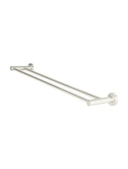 Meir Round Double Towel Rail 600mm in Round or Square Bar - Various Colour Finishes