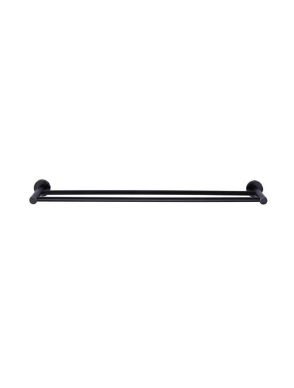 Meir Round Double Towel Rail 600mm in Round or Square Bar - Various Colour Finishes