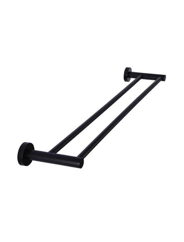 Meir Round Double Towel Rail 600mm in Round or Square Bar - Various Colour Finishes