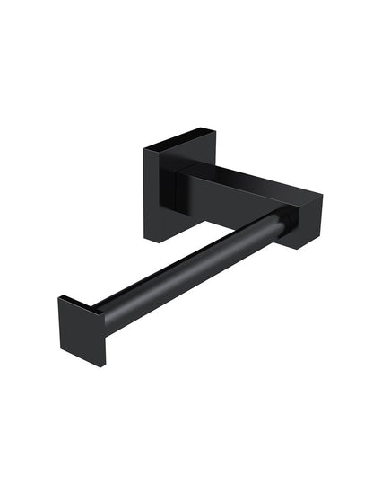 Meir Matte Black Square Toilet Roll Holder