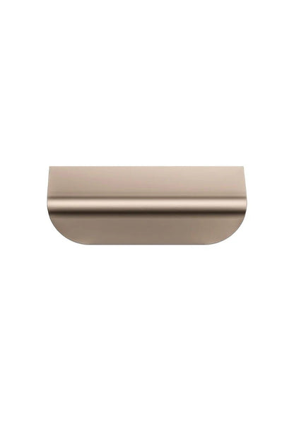 MEIR Oppen Edge-Pull 75mm Cabinet Handle (Brushed) - Various Colour Finishes