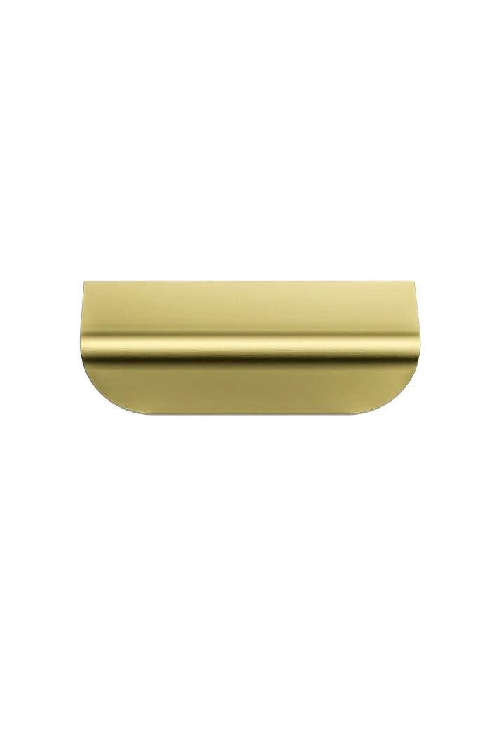 MEIR Oppen Edge-Pull 75mm Cabinet Handle (Brushed) - Various Colour Finishes