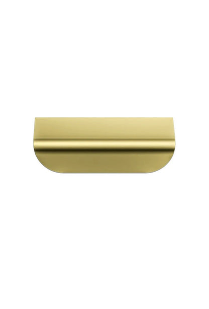 MEIR Oppen Edge-Pull 75mm Cabinet Handle (Brushed) - Various Colour Finishes