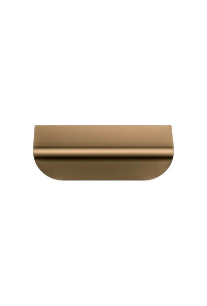 MEIR Oppen Edge-Pull 75mm Cabinet Handle (Brushed) - Various Colour Finishes