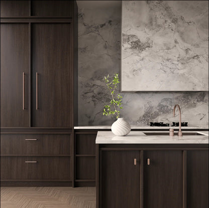 MEIR Oppen Brushed Round Pull 328mm Cabinet Handle