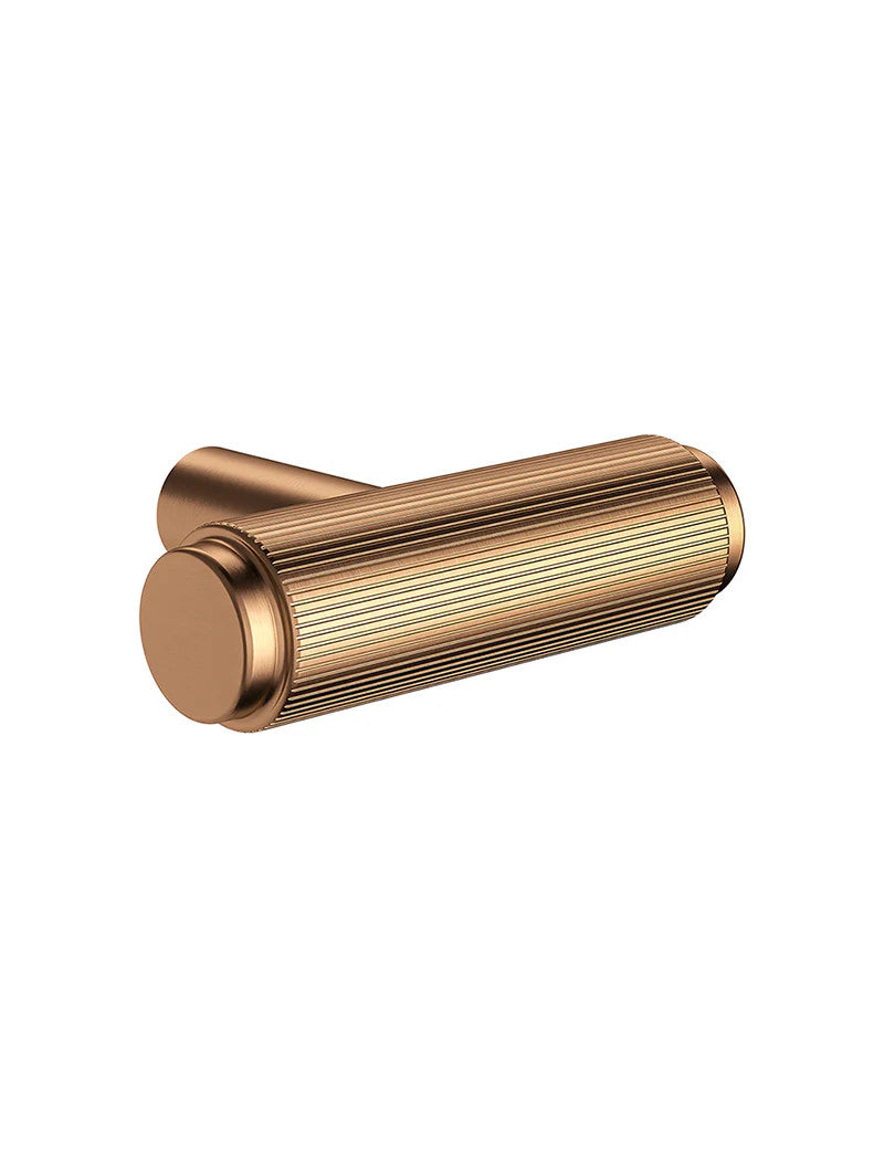 MEIR Oppen T-Pull Cabinet Handle (Linear Knurled) - Various Colour Finishes