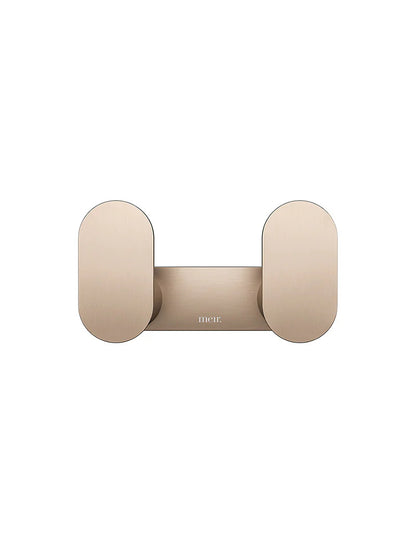 MEIR Curvae Double Robe Hook - Various Colour Finishes