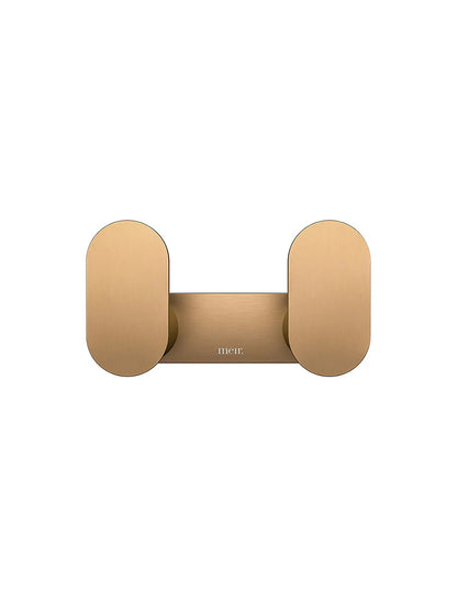 MEIR Curvae Double Robe Hook - Various Colour Finishes